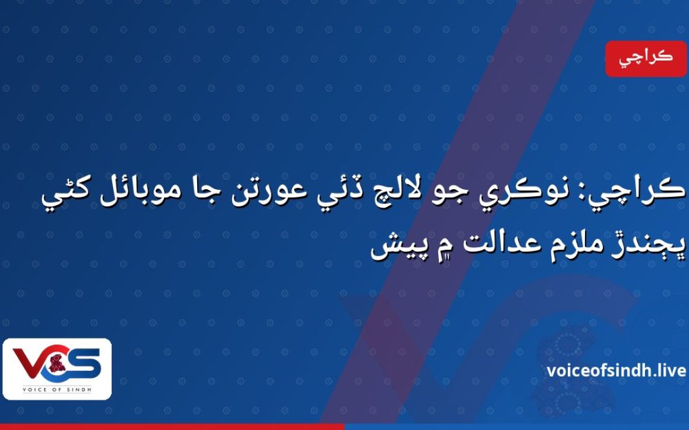 ڪراچي: نوڪري جو لالچ ڏئي عورتن جا موبائل کڻي ڀڄندڙ ملزم عدالت ۾ پيش