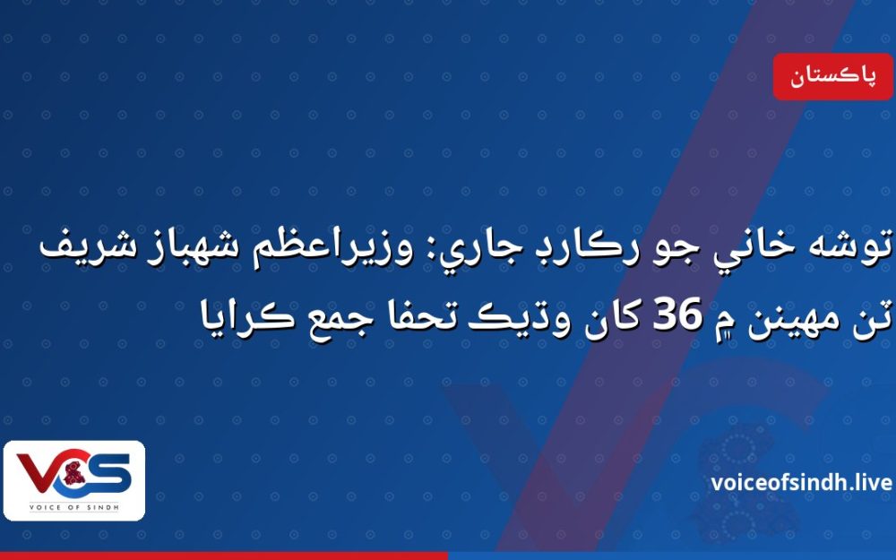 توشه خاني جو رڪارڊ جاري: وزيراعظم شهباز شريف ٽن مهينن ۾ 36 کان وڌيڪ تحفا جمع ڪرايا