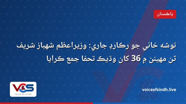 توشه خاني جو رڪارڊ جاري: وزيراعظم شهباز شريف ٽن مهينن ۾ 36 کان وڌيڪ تحفا جمع ڪرايا